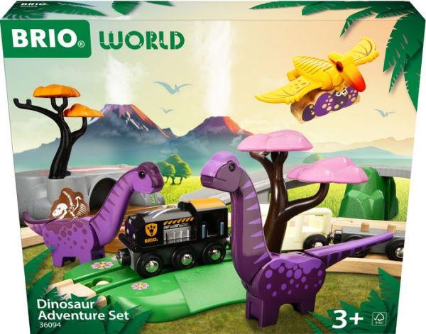 Brio World- Dinosaur Adventure Toy Train Set