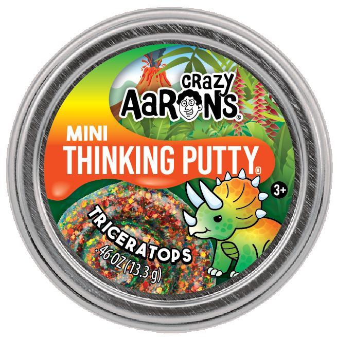 Crazy Aaron's Mini Triceratops Thinking Putty