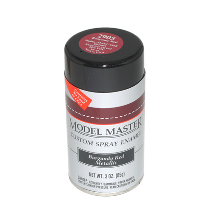 2905 Model Master Spray Burgundy Red Metallic 3 oz