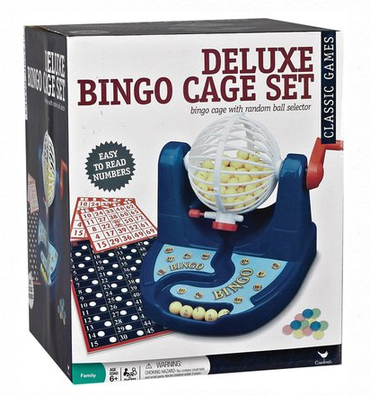 Deluxe Bingo Cage Set