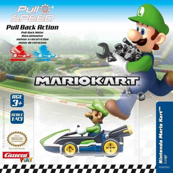 Carrera GO!!! 64034 Nintendo Mario Kart 8 Luigi 1/43 Slot Car