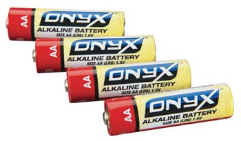 Onyx AA Alkaline Battery 48 Pk