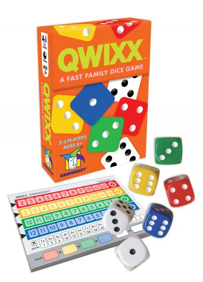 Qwixx A fast family dice game by Gamewright