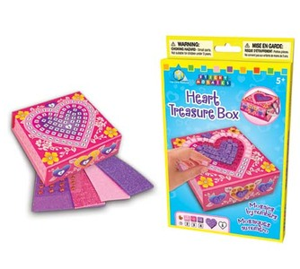 Sticky Mosaics® Heart Treasure Box